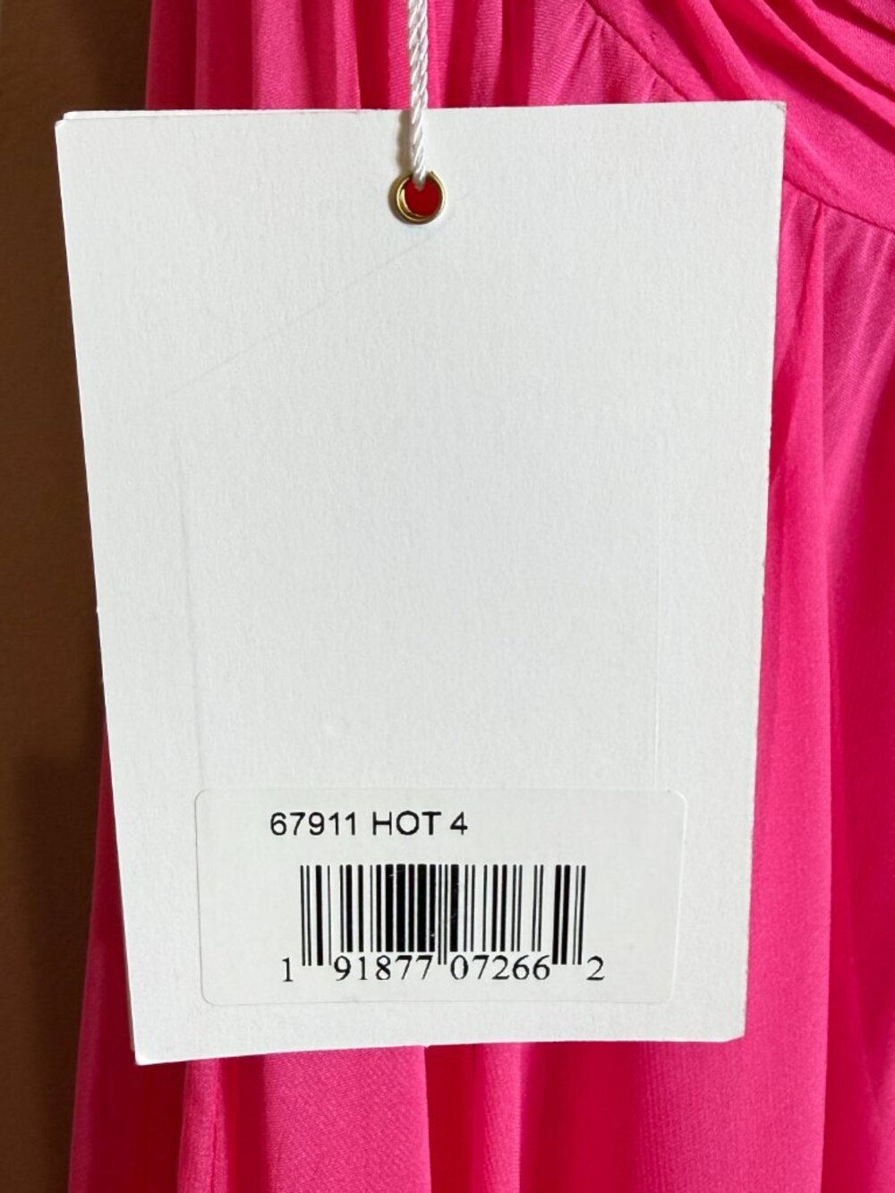 Mac Duggal Ruffle Tiered Cut-Out Chiffon Gown Womens 4 Hot Pink Formal 67911 NWT - Picture 15 of 16